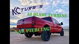 KC Turbos 10 Blade Stage 2 Turbo SOUND Loud Whistle [upl. by Leacim]