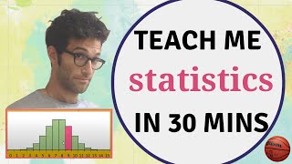 Teach me STATISTICS in half an hour Seriously [upl. by Akinal]