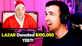 Donating 100000 For Christmas [upl. by Enoval]