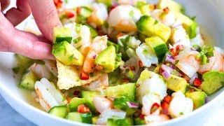 Easy Shrimp Ceviche Recipe [upl. by Anavahs708]