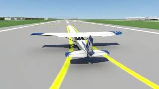 Normal and Crosswind Takeoff and Climb [upl. by Dunaville850]