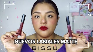 BISSÚ NUEVOS LABIALES MATTE 😱 [upl. by Cr]