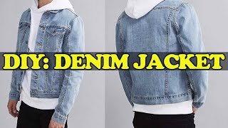 DIY Denim Jacket from Scratch [upl. by Mohun252]