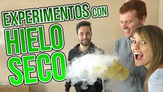 3 INCREÍBLES EXPERIMENTOS DE HIELO SECO CON JPELIRROJO Y ROENLARED [upl. by Ettezoj158]