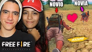 JUGANDO FREE FIRE POR PRIMERA VEZ CON MI EX la partida mas bonita  TheDonato [upl. by Sessler]