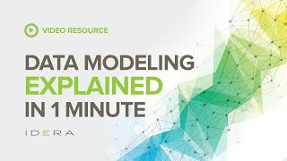 What is Data Modeling  IDERA Data University [upl. by Myrt]