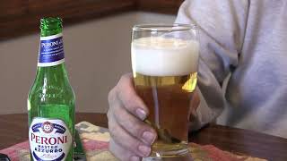 Peroni Italian Beer Review [upl. by Ocirne940]