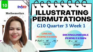 ILLUSTRATING PERMUTATIONS  MATH 10 Q3 [upl. by Farman]