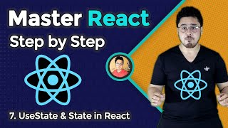 Understanding State amp Handling Events in React  Complete React Course in Hindi 7 [upl. by Auohs]