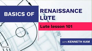 Lute lesson 101 How to Tune a Renaissance Lute [upl. by Kerek]