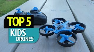 TOP 5 Kids Drones [upl. by Noryb490]