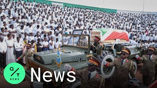 Thousands Attend State Funeral For Late Burundi President Pierre Nkurunziza [upl. by Larkin]