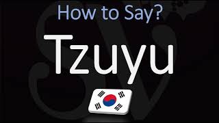 How to Pronounce Tzuyu TWICE [upl. by Akahs405]