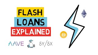 Borrow Millions In DEFI With NO COLLATERAL FLASH LOANS Explained Aave dYdX [upl. by Schreiber]