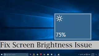 How To Turn Off Automatic Brightness Windows 10 Tutorial [upl. by Albin761]