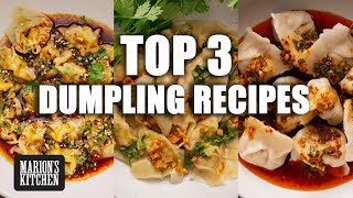 Top 3 Dumpling Recipes  Marions Kitchen [upl. by Frankhouse]