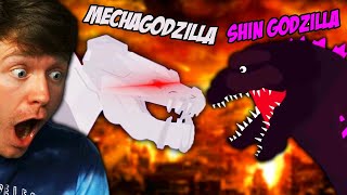 Reacting to SHIN GODZILLA vs MECHAGODZILLA the FIGHT [upl. by Adlesirhc]