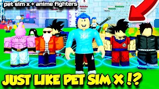 Pet Simulator X But The Pets Are Anime Characters Roblox [upl. by Oidualc471]