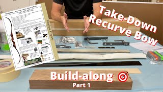 Bingham Projects TakeDown Recurve Bow Build Series  Part 1 [upl. by Boothman]