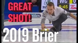 2019 Tim Hortons Brier  Brendan Bottcher WC  Triple Raise to Win Semifinal [upl. by Yelsehc]