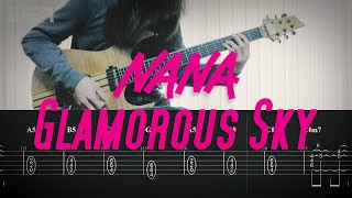 TAB NANA starring MIKA NAKASHIMA  中島美嘉  Glamorous Sky Guitar Cover by 小溫WEN [upl. by Jegger860]