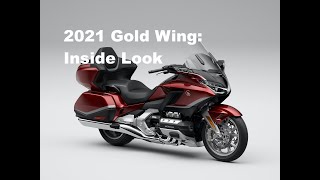 2021 Gold Wing Inside Look [upl. by Dusty327]