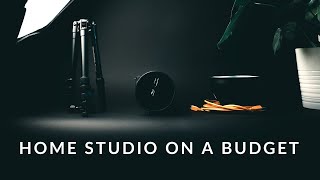 How to Build a HOME PHOTOGRAPHY STUDIO in a SMALL PLACE [upl. by Gery]