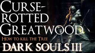 Dark Souls 3  Curserotted Greatwood Boss Guide [upl. by Llerrud80]