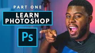 How to Use Adobe Photoshop Part 1 Graphic Design Tutorial for Beginners [upl. by Nauqel666]