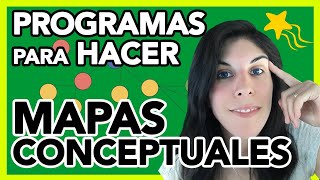 PROGRAMAS para hacer MAPAS CONCEPTUALES [upl. by Uta]