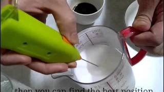 How To Make Latte Art with Mini Milk Frother [upl. by Khano]