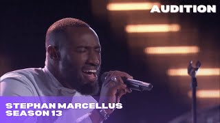 Stephan Marcellus quotTake Me To Churchquot The Voice Season 13 Blind Audition [upl. by Tsui]