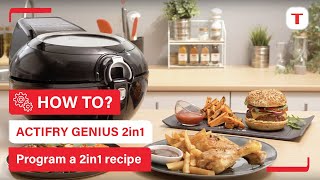 How to program your ActiFry Genius 2in1  Tefal [upl. by Einnel]