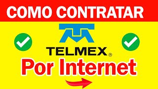 Como Contratar TELMEX Por INTERNET Desde Tu CASA Fácil y Rápido🔥 [upl. by Ralleigh503]