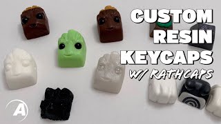 Making Artisan Keycaps w Resin  Alumilite  Rathcaps [upl. by Eckardt]