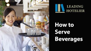 HOW TO SERVE SOFT DRINKS AND LONG DRINKS  Food and Beverage Service Training 12 [upl. by Ailee195]