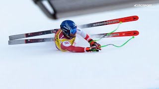 Marco SCHWARZ  CRASH  Downhill  Bormio 2023 [upl. by Guyon]