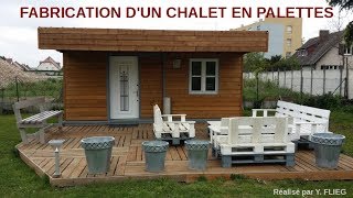 Chalet en Palettes Europe [upl. by Nolubez544]