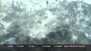 Skyrim The Atronach Stone Location HD 1080p [upl. by Ytsirhk]