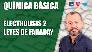 Electrolisis del NaCl en agua y leyes de Faraday [upl. by Duntson333]