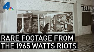 Rare Footage of the 1965 Watts Riots  From the Archives  NBCLA [upl. by Milah]