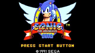 Sonic the Hedgehog Game Gear playthrough Longplay [upl. by Akenna]