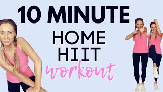 10 Minute Full Body Workout at Home with Lucy WyndhamRead  No equipment needed [upl. by Aidualk620]