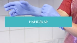 3  Handskar  Basal hygien i vård och omsorg [upl. by Enalda707]