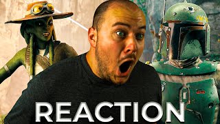 Star Wars Jedi Survivor  BOBA FETT Reaction [upl. by Eilata]