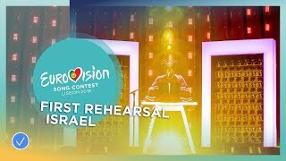 Netta  Toy  First Rehearsal  Israel  Eurovision 2018 [upl. by Silohcin]