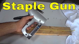 How To Use A Staple GunFULL Tutorial [upl. by Remle]