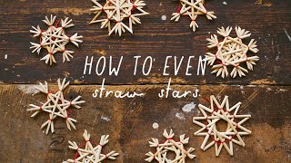 How to make straw stars [upl. by Aldercy]