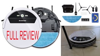 Silvercrest Robot Vacuum Cleaner With MOP Function SSWR A1 TESTING [upl. by Prady]