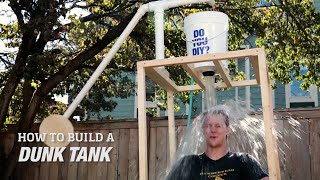 Learn How to Build a DIY Dunk Tank [upl. by Mcbride]